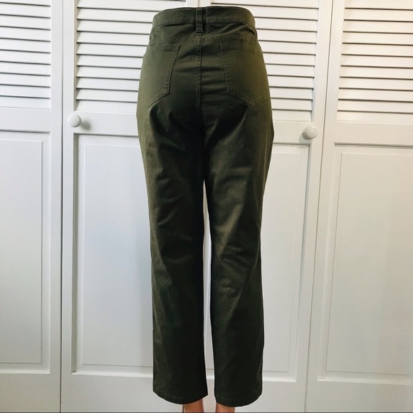 BROOKS BROTHERS Green Natalie Fit Pant Size 12P - Picture 6 of 11